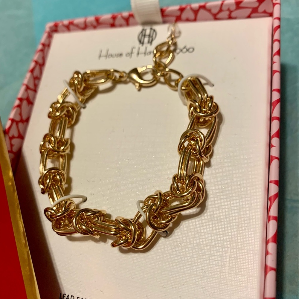 House of Harlow 1960 Gold Knot Bracelet